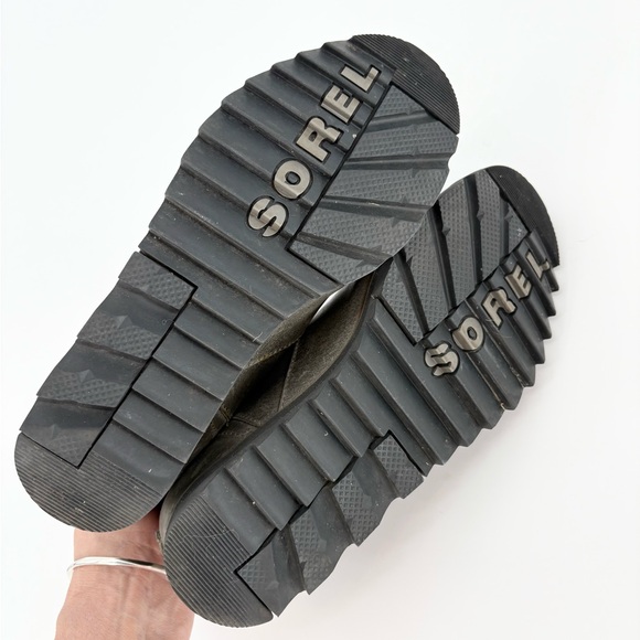 Sorel Harlow Zip Ankle Boot Quarry Leather - Picture 14 of 15